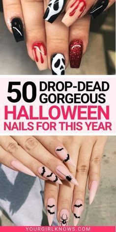 #BEAUTY, #RELATIONSHIPS #Fashion #Animals #Outfits #Winter Outfits #Animals Easy Halloween Nails Design, Blood Nails, Horror Nails, Holloween Nails, Halloween Nails Easy, Skull Nails, Halloween Acrylic Nails, Cute Halloween Nails, Nails Halloween