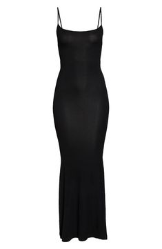 SKIMS Ribbed Long Slipdress | Nordstrom Dress Png, Wardrobe Accessories, Fashion Wishlist, Virtual Fashion, Long Black Dress, Spring Summer Dress, Kim Kardashian, Pretty Dresses, Everyday Fashion