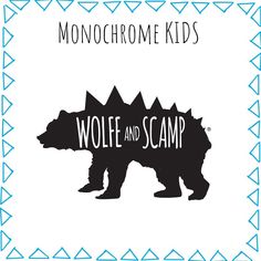 a black and white image with the words, dinosaur hoodie and unique clothing wolf and scamp