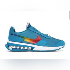 Nike Airmax Pre-Day “Be True” Sneakers Mens Size 5.5 Women’s Size 7 Brand New, Missing Lid On Box No Flaws, Marks, Or Creases! Ships In 24hours Shoes Nike, Nike Air Max, Nike Shoes, Nike Women, Color Blue, Size 7, Ships, Women Shoes, Nike