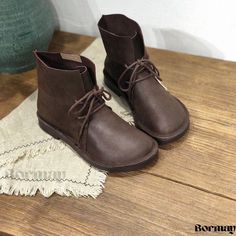 Handcrafted Leather Moccasin Boots with Distinctive Round Toe and Adjustable Lacing Shape Party, Short Leather Boots, Leather Short, Moccasin Boots, Party Heels, Leather Moccasins, Barefoot Shoes, Genuine Leather Shoes, Leather Shorts