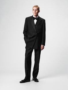 To us, the most elegant shoe to wear with black and white tie. The Opera Pump is a slipper crafted with a bow in the front and a black satin quilted lining. A model that has entered the 21st century pretty much exactly as it left the 19th century. Formal Tuxedo With Bow, Formal Tuxedo With Bow Detail, Satin Quilt, Cream Shoes, Patent Leather Shoes, Natural Oil, Elegant Shoes, The Opera, Driving Shoes