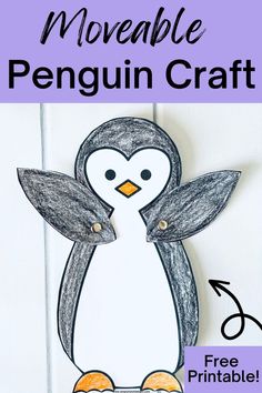 paper penguin craft free template Winter Crafts For Kids Kindergartens, Penguin Art Projects For Preschoolers, Penguins Preschool Crafts, Paper Plate Penguin Crafts For Kids, Easy Penguin Craft Preschool, Winter Craft Kindergarten Easy, Easy Penguin Crafts For Kids