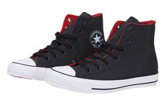 Converse Chuck Taylor All Star Hi Nylon 'Black' Black 162390C Grunge Ideas, Goth Shoes, Star Converse, Run Star Hike, Oc Inspiration, All Stars Converse, Black Gums, Chuck 70, Sneakers Men Fashion