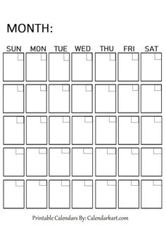 printable calendar for the month of july with months and numbers in each one column