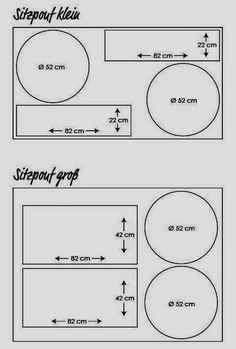 a diagram showing how to cut out the measurements for a round and oval tablecloth