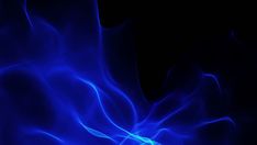 an abstract blue and black background with swirly lines on it's side,