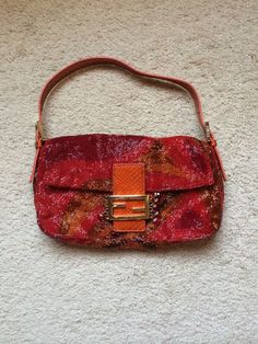 Vintage Designer Bags, Red Love, Fendi Baguette, Fendi Bags, Vintage Bags, Victoria Beckham