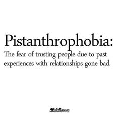 an advertisement with the words pisanthrophobia on it, in black and white