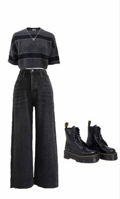 Mode Zara, Tomboy Style Outfits, Baggy Pants, Tomboy Fashion