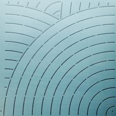 an abstract blue background with circles and lines