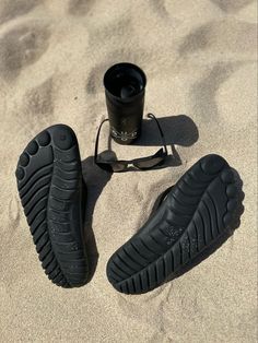 #beachbag #beachlife #flipflops #sunglasses #sand Black Flip Flops, Walking On Clouds, Just Relax, Beach Life, Out Of Style, Beach Bag, Sleek Design, Biodegradable Products, Flip Flops