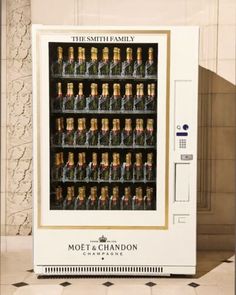 Moet and Chandon Champagne Vending Machine | eBay Vending Machine Design, Vending Machine Business, Moet Chandon Champagne, Aloe Gel, Dreams Do Come True, Fashion Blogger Style, Champagne Bottles, Mini Bottles, Vending Machine