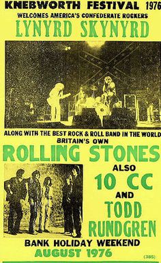 the rolling stones concert poster from 1970