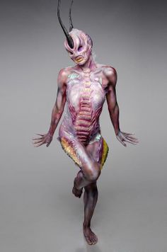 Aquatic inspired make-up on Syfy's Face Off Season 2 Effects Makeup, Special Makeup, Special Fx Makeup, Character Makeup