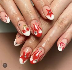 Retro Nails, Hilarious Pictures, Kawaii Nails, Neon Nails, Minimalist Nails, Heart Nails, Fire Nails, Funky Nails, Pretty Acrylic Nails