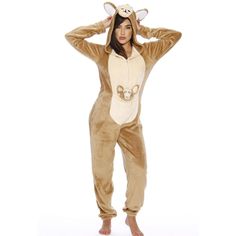 COMFORTABLY WARM AND SNUG: These adult onesie pajamas are made using ultra-soft micro fleece fabric that feels incredibly cozy and keeps you warm during those cold nights. FUN PRINTS AND COLORS: The choice of funny cartoon & animal characters, and vibrant colors will spark a smile on your face and are also great for cosplay or kigurumi. FITS TRUE TO SIZE: We stock these cute non footed full body pjs in both kid and adult sizes, with the right fit giving you enough room for comfortable movement. DESIGNED FOR DURABILITY: All the seams in this hooded onesie are lock stitched for extra strength and provide enough allowance to prevent any tearing. EASY TO CLEAN: Simply toss the one piece pajamas into the washing machine for a hassle-free clean without risk of shrinking or losing color. Adult Onesie Pajamas, Animal Onesie, One Piece Clothing, Onesie Pajamas, One Piece Pajamas, One Piece For Women, Funny Cartoon, Getting Cozy, Winter Christmas