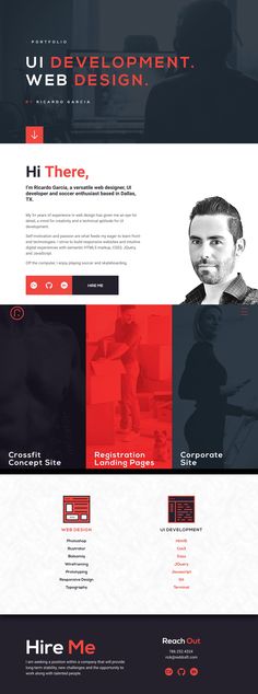 the website design for web development company, hire me