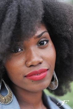 Naima  cute nose piercing . This might be the placement . Big Piercing Nose, Nose Piercing Big Stud, Locs And Nose Piercing, Right Nose Piercing, Hoop Nose Ring On Black Women, Work Headshots, Nose Bridge Piercing, Nose Piercing Brown Girl, Women Eyes