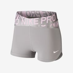 Nike Pro - shorts (8 cm) til kvinder Grey Nike Pros, Nike Pro Spandex