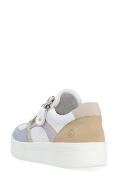 A palette of pastel-hued overlays makes a distinctive statement on a lace-up sneaker that's equal parts sporty and chic. Lace-up style; side zip closure Flexible, shock-absorbing outsole Synthetic upper/textile lining/synthetic sole Imported Up Styles, Womens Sneakers, Nordstrom, Lace Up, Sneakers, Lace