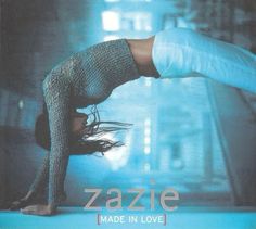 a woman is doing a handstand on the cover of magazine zazie made in love