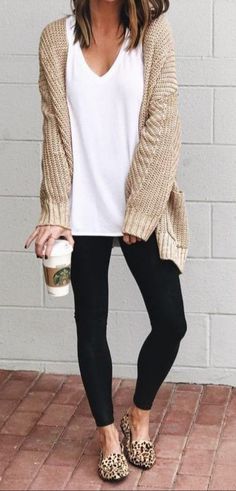 Look Legging, Winter Fashion Outfits Casual, Casual Work Outfits, Fall Fashion Outfits, Casual Fall Outfits, Business Casual Outfits, Looks Style, Winter Fashion Outfits