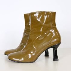 2 ½ Inch Heel Size 39 Patent Leather Heels, 2 Inch Heels, Heeled Ankle Boots, Patent Leather, Bootie Boots, Ankle Boot, Ankle Boots, Women Shoes, Boots