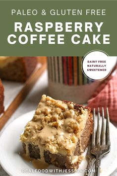 Paleo Raspberry Coffee Cake Raspberry Coffee Cake, Paleo Coffee Cake, Paleo Cakes, Raspberry Coffee Cakes, Primal Living, Raspberry Coffee, Paleo Recipies, Paleo Cake, Best Paleo Recipes