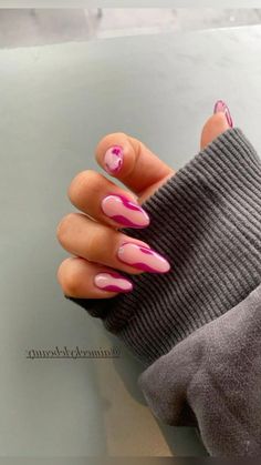 40+ Trendy Almond Nails You Can't Get Around on Pinterest This Year features the ultimate Nagel Inspo for bold, stylish nails. From edgy grunge nails and chic purple nail looks to medium almond and almond acrylic nails, these designs have Nail Swag covered. Find unique almond nails designs with gold accents, crome nails, and playful Paznokcie Hello Kitty details. Perfect for pairing with Makijaż Smokey Eye or adding Kutek Disney flair, these Nagel Tips and Manikur Kuku ideas bring fresh inspi... Nail Ideas Cute, Nail Ideas Spring, Two Tone Nails, Spring Nail Ideas, Maquillage On Fleek, Summer Nail Ideas, May Nails