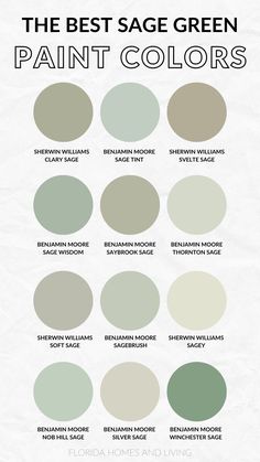 the best sage green paint colors