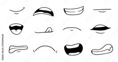 the different types of mouth shapes