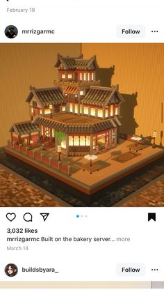 an image of a building made out of legos on the app store's facebook page