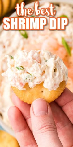 the best shrimp dip recipe is made with only three ingredients and it's ready to be eaten