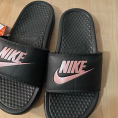 Be Comfy All Day Casual Pink Open Toe Sneakers, Pink Nike Casual Slides, Casual Pink Nike Slides, Pink Low-top Synthetic Sandals, Spring Pink Open Toe Sneakers, Sporty Pink Nike Sandals, Nike Casual Pink Sandals, Nike Sporty Pink Sandals, Nike Pink Sandals For Spring