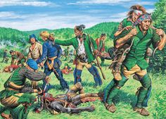 After the battle near Old Fort Anne, August 1758 American Military History, American Indian History, American Frontier, Old Fort, Indian History