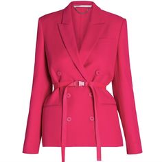 New With Tags Fuchsia Jacket Size 38 Like Us S Size Color Pink Like On The First 5 Pictures . Not Red! Luxury Pink Outerwear With Notch Lapel, Luxury Pink Notch Lapel Outerwear, Luxury Pink Outerwear For Office, Luxury Pink Double-breasted Blazer, Pink Suit, Jacket Blazer, Colored Blazer, Stella Mccartney, Blazer Suit