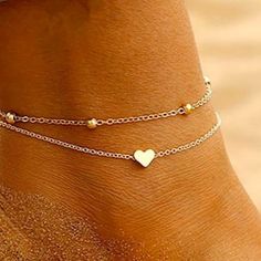 Up to 35% Off at Kermes Gifts Heart Anklet, Delicate Bracelet, Body Jewelry, Things To Do, Great Deals, Gifts, Quick Saves