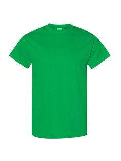 Dark Green  Collar  Cotton   Embellished Non-Stretch  Men Clothing Green Crew Neck Cotton Shirt, Green Cotton Crew Neck Shirt, Relaxed Fit Plain Green T-shirt, Basic Green Shirt With Relaxed Fit, Green Relaxed Fit Basic Shirt, Green Short Sleeve Plain Top, Basic Green Plain Top, Green Relaxed Fit Plain Top, Green Plain Tops For Spring