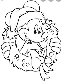 a drawing of a cartoon character holding a wreath with lines in front of him and the words below it