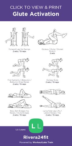 the instructions for how to do an absorption exercise in this manual, click to view and print gluteacteativvation