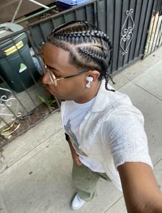 4 Braids For Men, Braids For Men Cornrows, 4 Stitch Braids, Twist Ideas, Men Cornrows, Braids For Men, Boy Braids