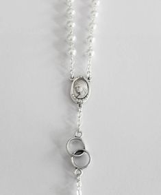 Wedding Rosary White Pearl On Chain with Rings, Wedding Ring Rosary, White Wedding Rosary, Wedding Rosary This is the most beautiful wedding rosary. It is made of white pearl connected whit chain. There is 6 wedding rings beads. Rosary is quality made with the special cross. Rosary Wedding, Wedding Rosary, Rings Beads, Most Beautiful Wedding, Miraculous Medal, Rings Wedding, St Michael, White Pearl, Bosnia And Herzegovina