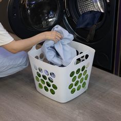 Keep your laundry neat and organized with this laundry basket. Ideal for sorting clothing, sheets, or towels and for carrying laundry between rooms, collecting dirty clothes or storing clean folded laundry. Composed out of? The durable plastic material that is waterproof and easy to clean. Large storage capacity makes it perfect for storing full household of clothing, cut out handles provide easy transport from one place to another. Featuring hole design that ensures ventilation for the clothes and helps eliminate excessive odors. Rebrilliant Color: White | Rebrilliant Flexible Plastic Carry Laundry Basket Holder Square Storage Hamper w / Side Handles Plastic in White | Wayfair | Organization Laundry Basket Holder, Basket Holder, Laundry Basket Organization, Square Storage, Hamper Storage, Bathroom Storage Organization, Laundry Room Organization, Laundry Hamper, Plastic Laundry Basket