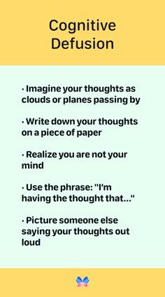 Cognitive Defusion, Social Work Tips, Emotional Agility, Acceptance And Commitment Therapy, Clinical Social Work, Executive Functioning Skills, Cognitive Dissonance, Counseling Activities, Work Tips