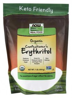 Powdered Sugar Replacement Low Carb Sweetener Zero Calories Organic, Non-GMO NOW Organic Erythritol Confectioner's Powder is the perfect replacement for powdered sugar in your favorite recipes and can be used for frostings and icings, or dusted over desserts, fruits and baked goods. Erythritol is a natural sweetener kn Korean Supplements, Paleo For Beginners, Seated Exercises, Yoga For Seniors, Low Impact Cardio, Low Carb Sweeteners, Light Activities, Chair Exercises, Low Carb Baking