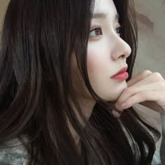 High Nose Bridge Ulzzang, Ulzzang Lips Aesthetic, Korean Natural Makeup Ulzzang, Kim Nahee Side Profile, Desired Face Ideas Ulzzang, Ulzzang Short Hair, Korean Short Hair, Skincare And Makeup, Uzzlang Girl