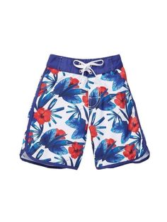 Great for beach, pool, lake or whatever adequate location you prefer these Hawaii swim shorts from Azul are an awesome choice. Feature back pocket and drawstring waist for a better fit. Made of high quality material offers UV50+ protection. Hawaii Print, Blue Hawaii, Boys Swimwear, Back Pocket, Beach Pool, Street Style Outfit, Street Styles, Big Boys, Board Shorts