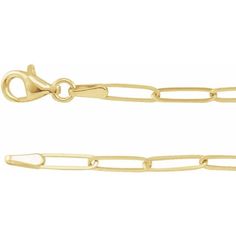 This elegant and unique bracelet fuses classic luxury and modern style. Crafted from solid gold taking the shape of an elongated paperclip chain, this online exclusive bracelet exudes sophistication and exclusivity. Wear it to add a luxurious finishing touch to any ensemble. Available in 14kt Yellow Gold, 14kt Rose Gold or 14kt White Gold Size: 7” Weight: 1.78g Bracelet Width: 2.6mm Solid links (not hollow) Please note - this is a special order item. This Jewelry is created specially for you aft Cable Bracelets, Bracelet Online, Engraved Jewelry, Engraved Items, Engraved Rings, Link Necklace, Paper Clip, Cable Chain, Chain Styles