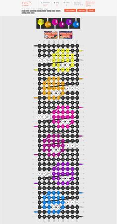 an image of a cross stitch pattern with the words love and two hearts on it